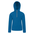 Petrol - Front - Mountain Warehouse Childrens-Kids Camber II Fleece Hoodie