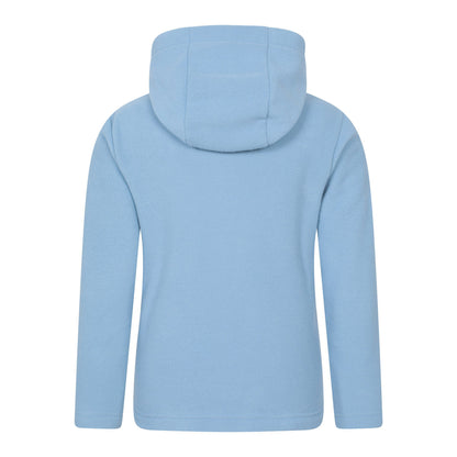 Indigo - Back - Mountain Warehouse Childrens-Kids Camber II Fleece Hoodie