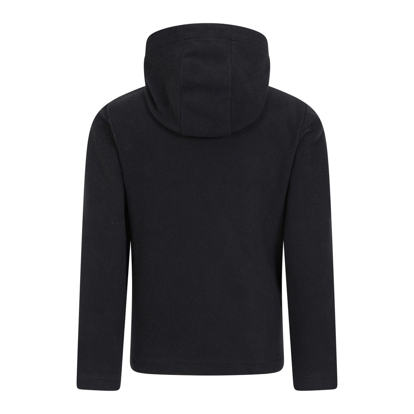 Jet Black - Back - Mountain Warehouse Childrens-Kids Camber II Fleece Hoodie