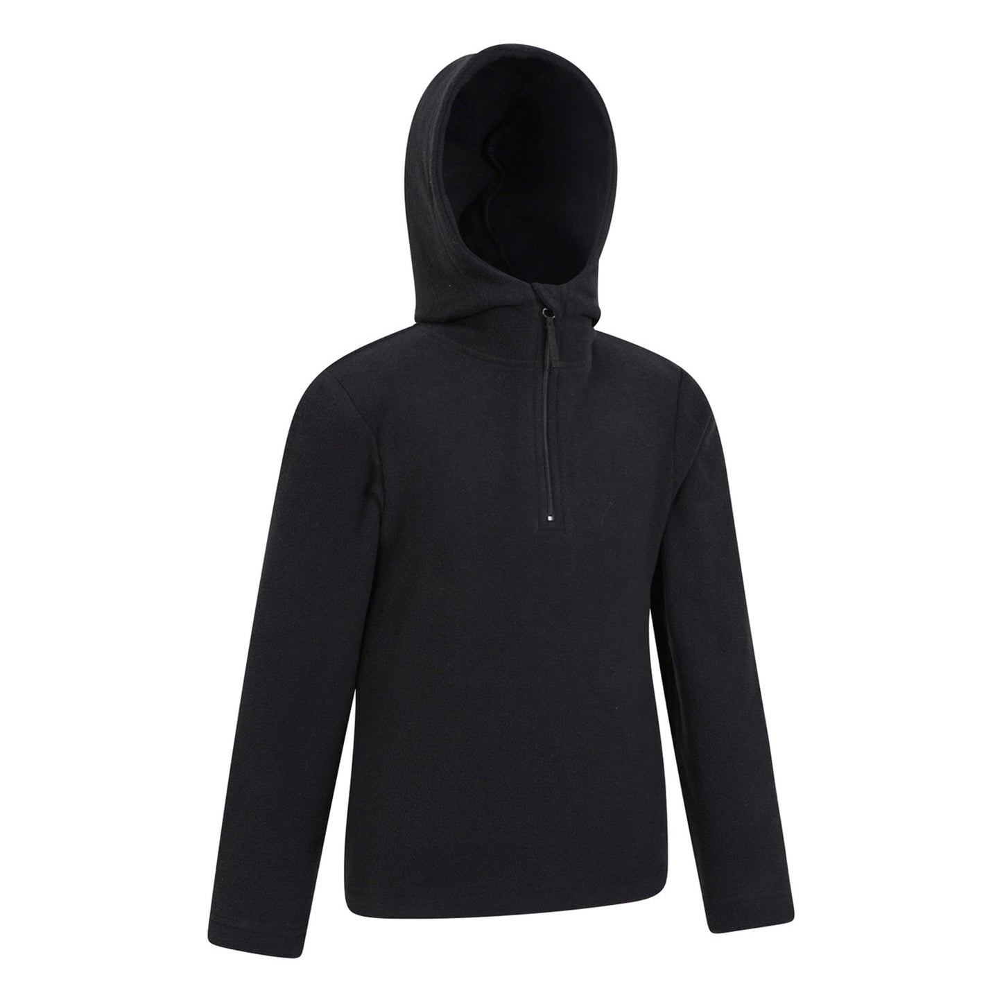 Jet Black - Lifestyle - Mountain Warehouse Childrens-Kids Camber II Fleece Hoodie