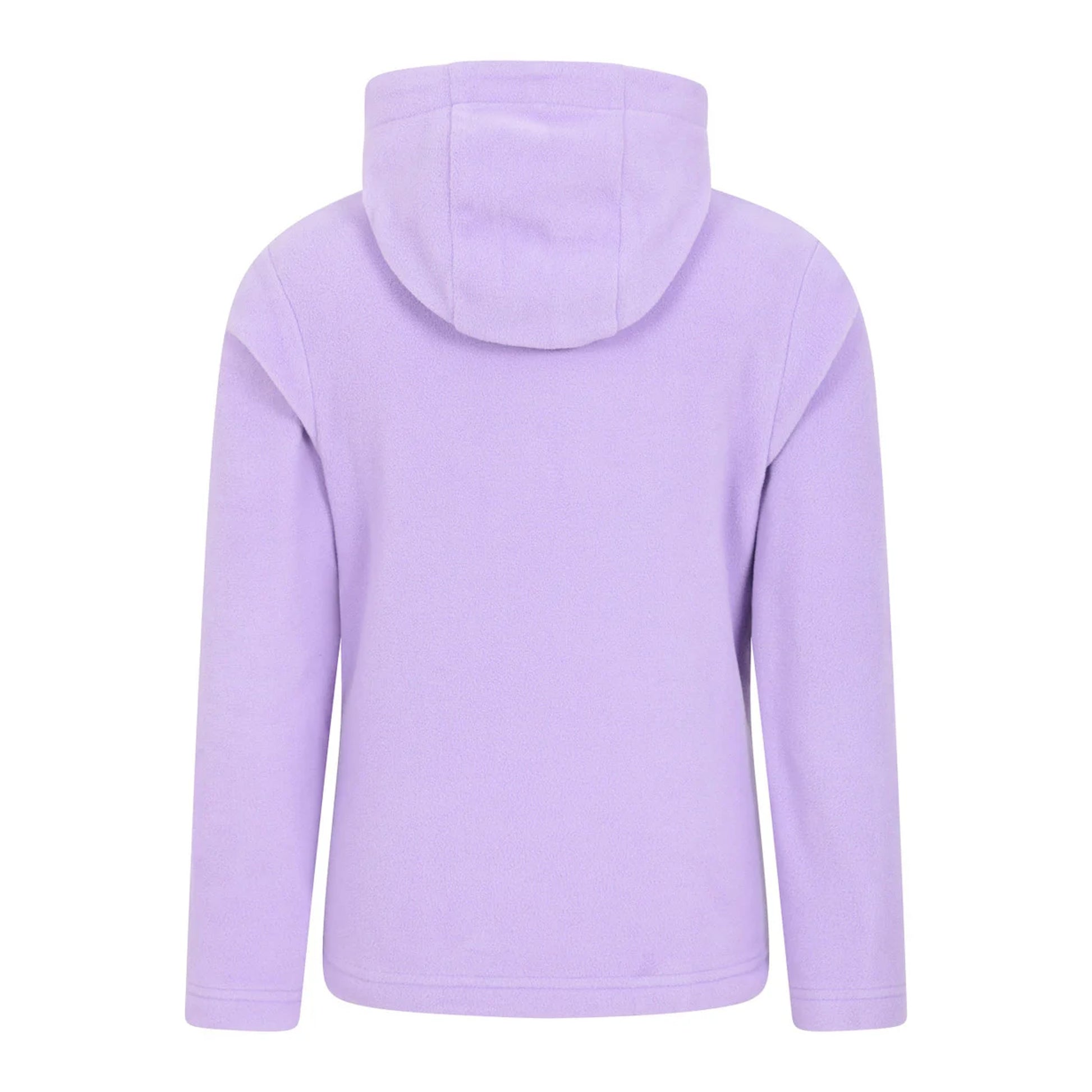 Lilac - Back - Mountain Warehouse Childrens-Kids Camber II Fleece Hoodie