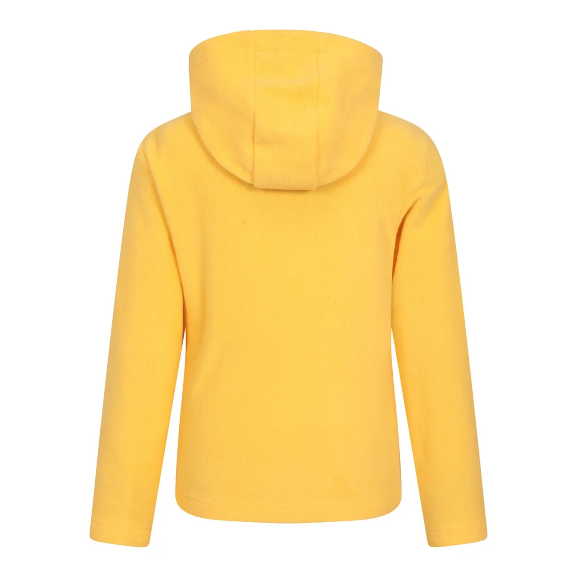 Mustard - Back - Mountain Warehouse Childrens-Kids Camber II Fleece Hoodie