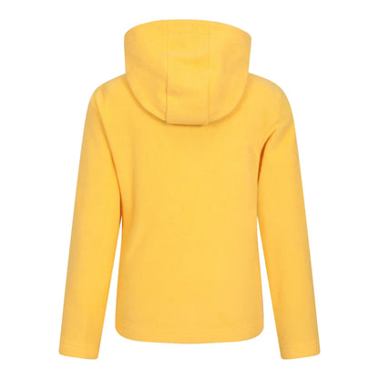 Mustard - Back - Mountain Warehouse Childrens-Kids Camber II Fleece Hoodie