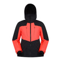 Navy Blue-Red Orange - Front - Mountain Warehouse Womens-Ladies Altitude Extreme RECCO Ski Jacket