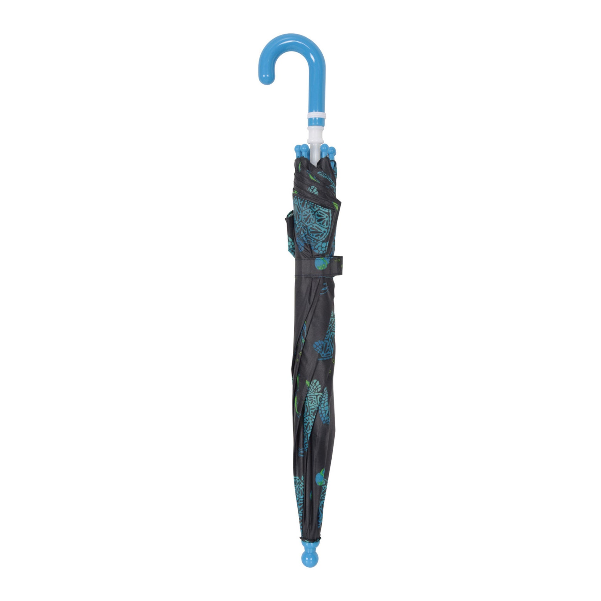 Dark Blue - Front - Mountain Warehouse Childrens-Kids Printed Stick Umbrella