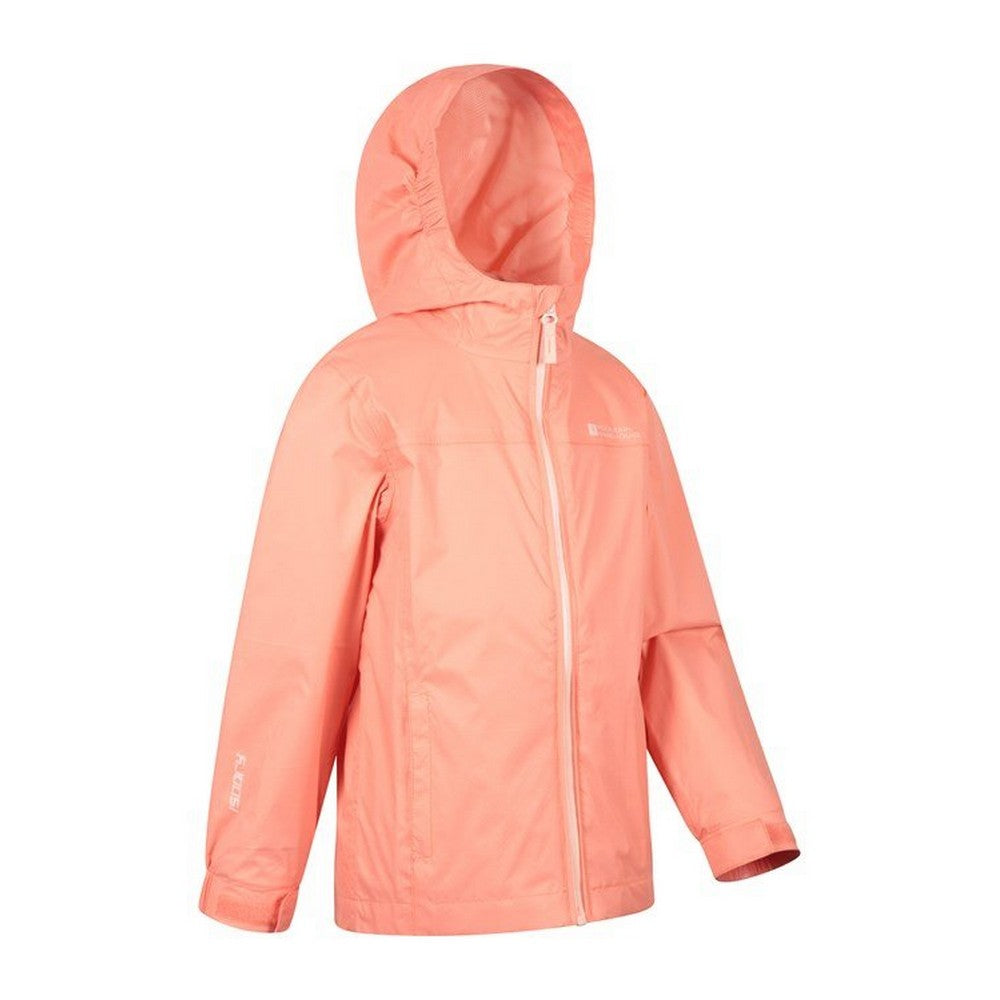 Coral - Lifestyle - Mountain Warehouse Childrens-Kids Torrent Taped Seam Waterproof Jacket