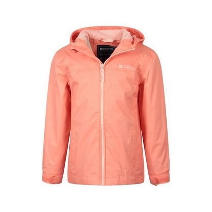 Coral - Pack Shot - Mountain Warehouse Childrens-Kids Torrent Taped Seam Waterproof Jacket