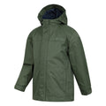 Green - Lifestyle - Mountain Warehouse Childrens-Kids Torrent Taped Seam Waterproof Jacket