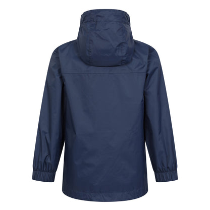 Navy - Back - Mountain Warehouse Childrens-Kids Torrent Taped Seam Waterproof Jacket