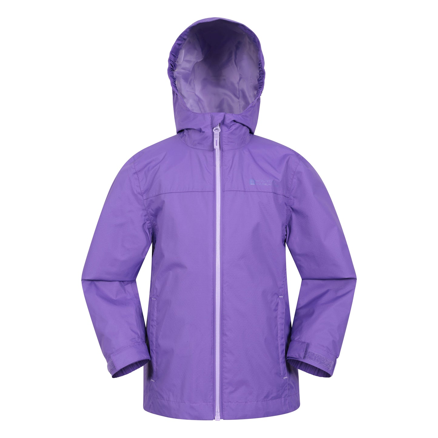 Purple - Front - Mountain Warehouse Childrens-Kids Torrent Taped Seam Waterproof Jacket