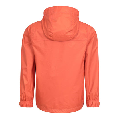 Rust - Back - Mountain Warehouse Childrens-Kids Torrent Taped Seam Waterproof Jacket