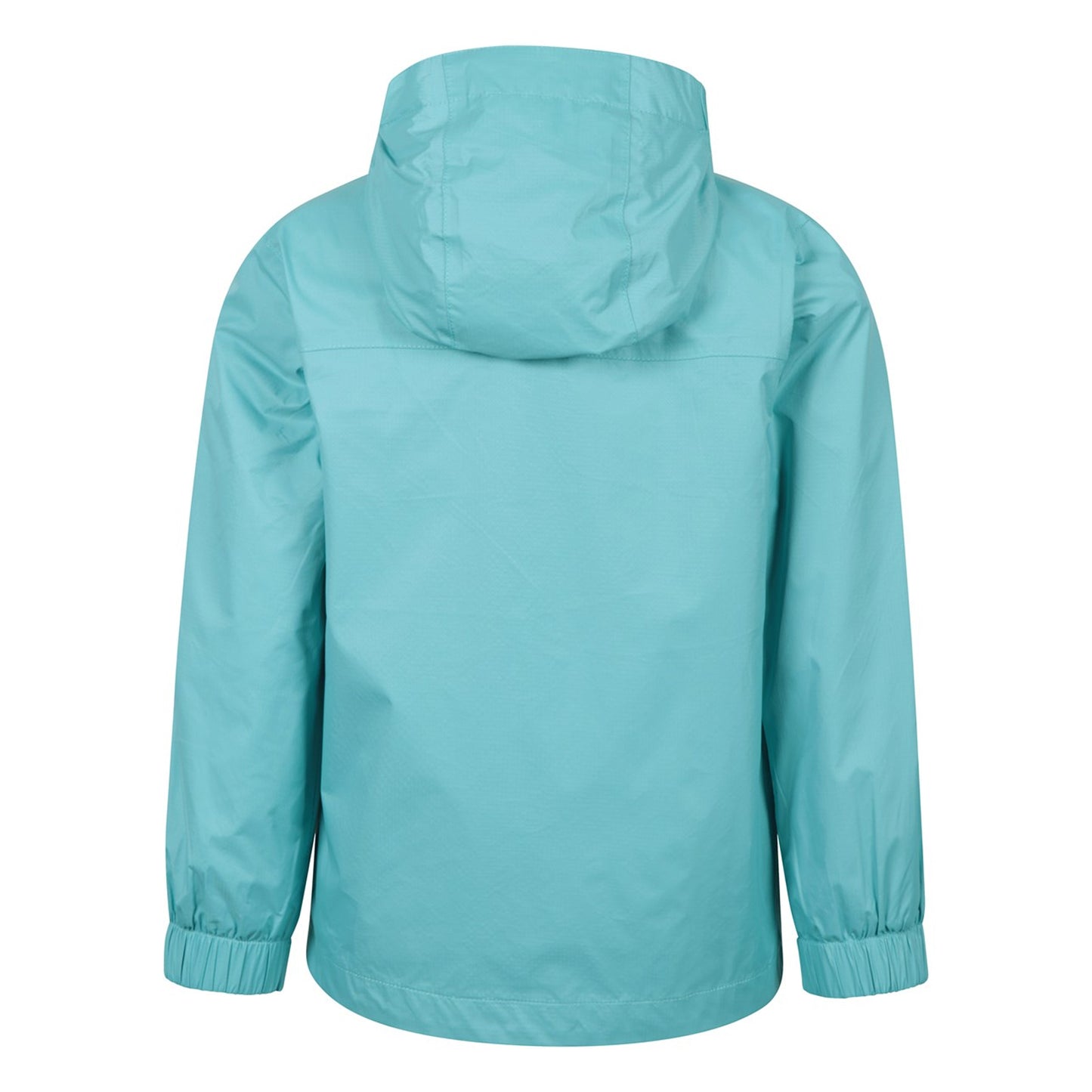 Teal - Back - Mountain Warehouse Childrens-Kids Torrent Taped Seam Waterproof Jacket