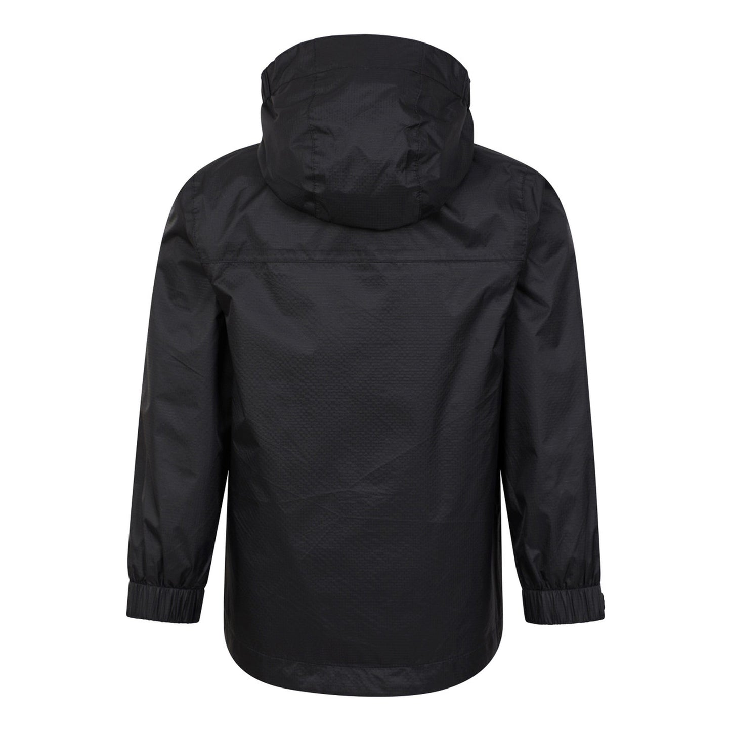 Jet Black - Back - Mountain Warehouse Childrens-Kids Torrent Taped Seam Waterproof Jacket