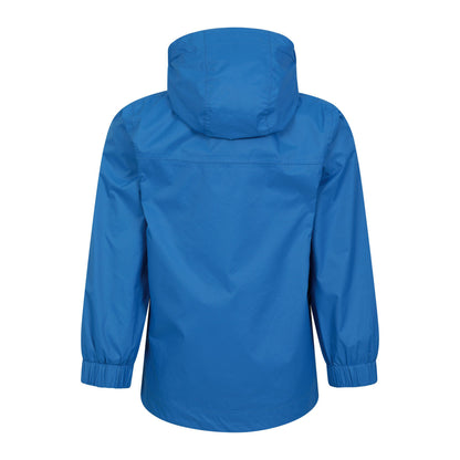 Cobalt - Back - Mountain Warehouse Childrens-Kids Torrent Taped Seam Waterproof Jacket