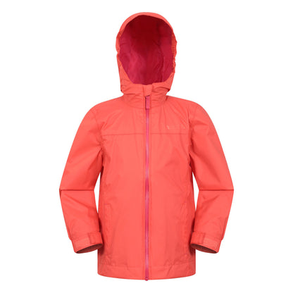 Candy - Front - Mountain Warehouse Childrens-Kids Torrent Taped Seam Waterproof Jacket