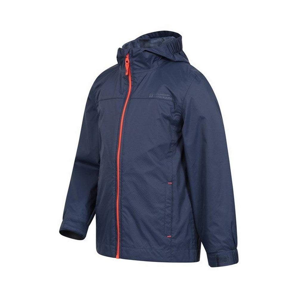 Blue - Lifestyle - Mountain Warehouse Childrens-Kids Torrent Taped Seam Waterproof Jacket