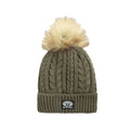 Light Khaki - Front - Animal Womens-Ladies Becky Recycled Winter Hat