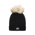 Black - Front - Animal Womens-Ladies Becky Recycled Winter Hat