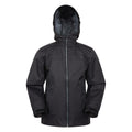 Black - Front - Mountain Warehouse Childrens-Kids Torrent Taped Seam Waterproof Jacket