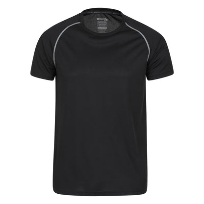 Black - Front - Mountain Warehouse Mens Endurance Breathable T-Shirt