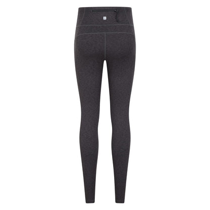 Grey - Back - Mountain Warehouse Womens-Ladies Contin Trekking Thermal Leggings