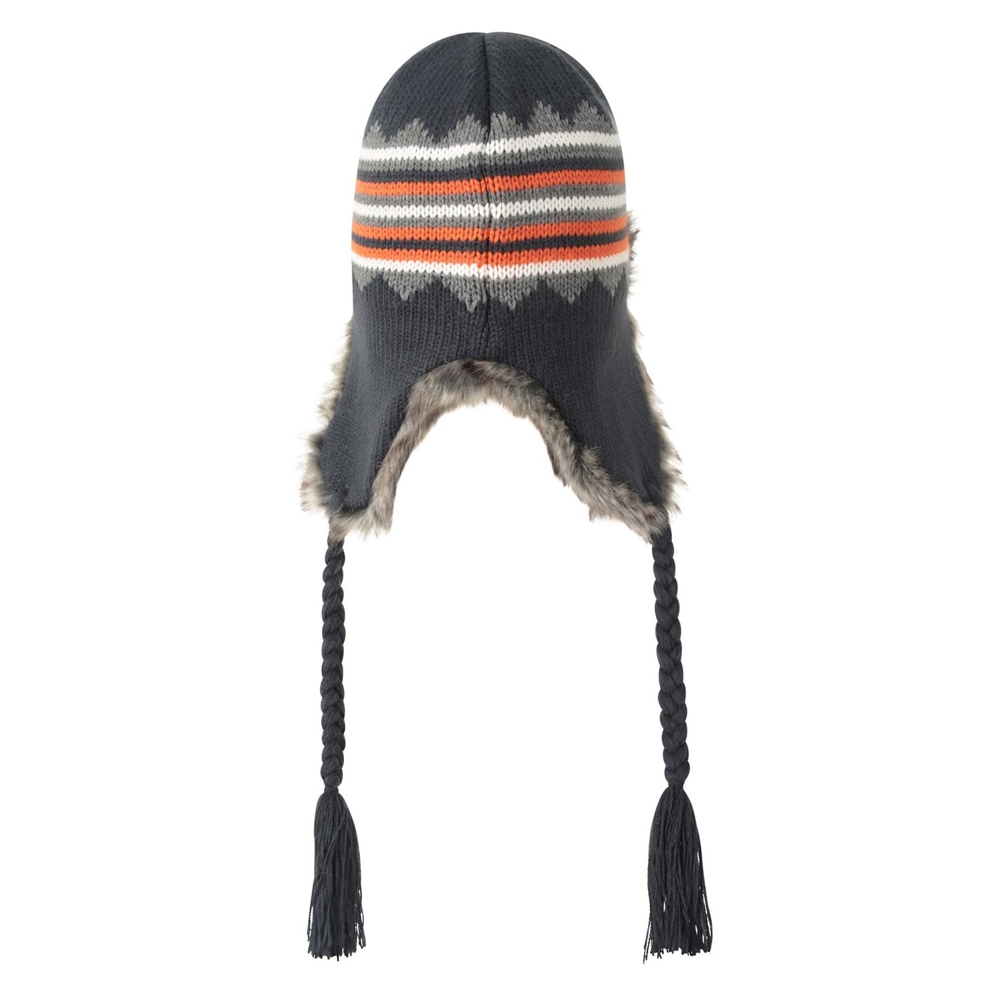 Dark Grey - Back - Mountain Warehouse Unisex Adult St Anton Knitted Bomber Hat