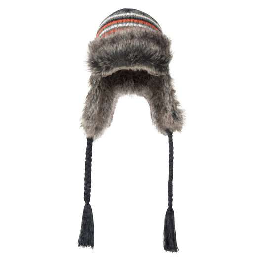 Dark Grey - Front - Mountain Warehouse Unisex Adult St Anton Knitted Bomber Hat