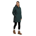 Khaki Green - Pack Shot - Mountain Warehouse Womens-Ladies Missouri Quilted Faux Fur Lined Jacket