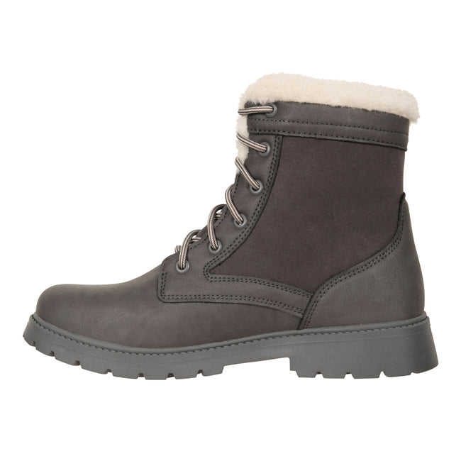 Charcoal - Side - Mountain Warehouse Womens-Ladies Thermal Waterproof Ankle Boots