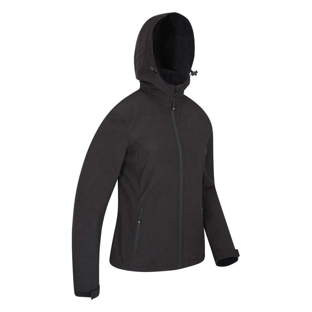 Black - Lifestyle - Mountain Warehouse Womens-Ladies Exodus Breathable Soft Shell Jacket