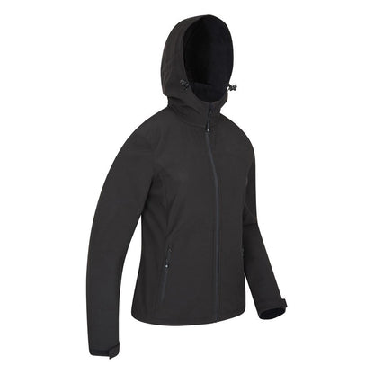 Black - Lifestyle - Mountain Warehouse Womens-Ladies Exodus Breathable Soft Shell Jacket