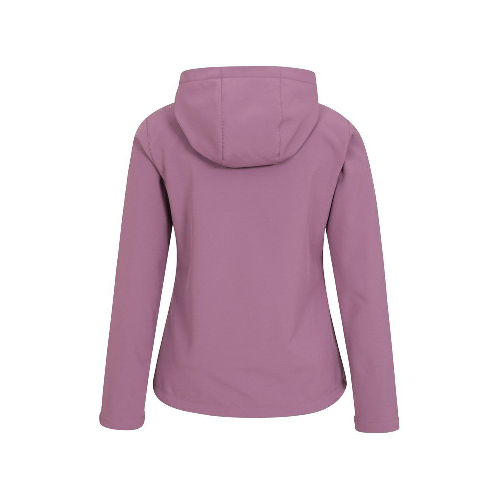 Dusky Purple - Back - Mountain Warehouse Womens-Ladies Exodus Breathable Soft Shell Jacket
