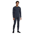 Charcoal - Close up - Animal Mens Off Piste Recycled Base Layer Bottoms