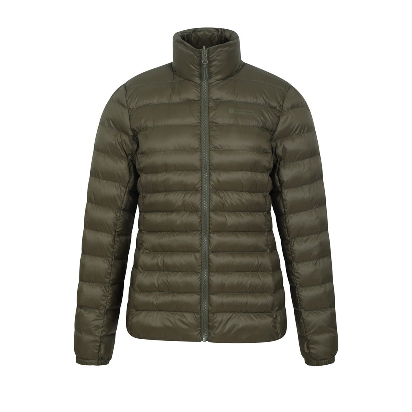 Khaki Green - Close up - Mountain Warehouse Womens-Ladies Alaskan 3 in 1 Padded Jacket