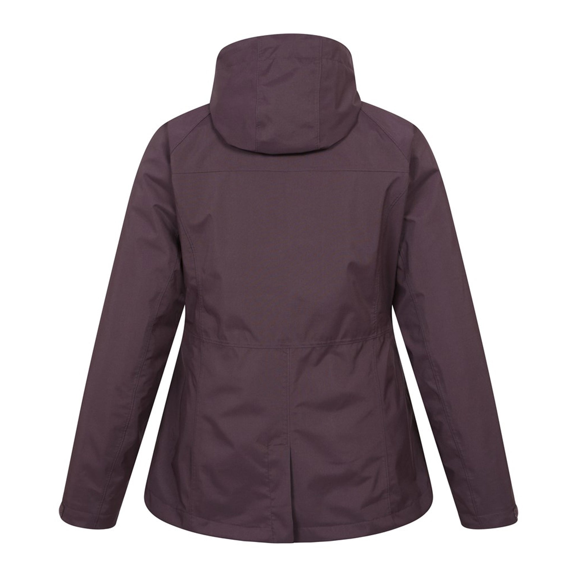 Dark Burgundy - Side - Mountain Warehouse Womens-Ladies Alaskan 3 in 1 Padded Jacket