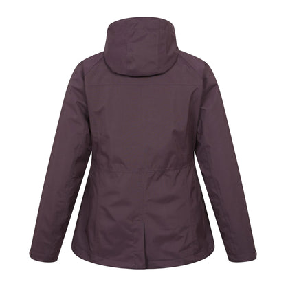 Dark Burgundy - Side - Mountain Warehouse Womens-Ladies Alaskan 3 in 1 Padded Jacket