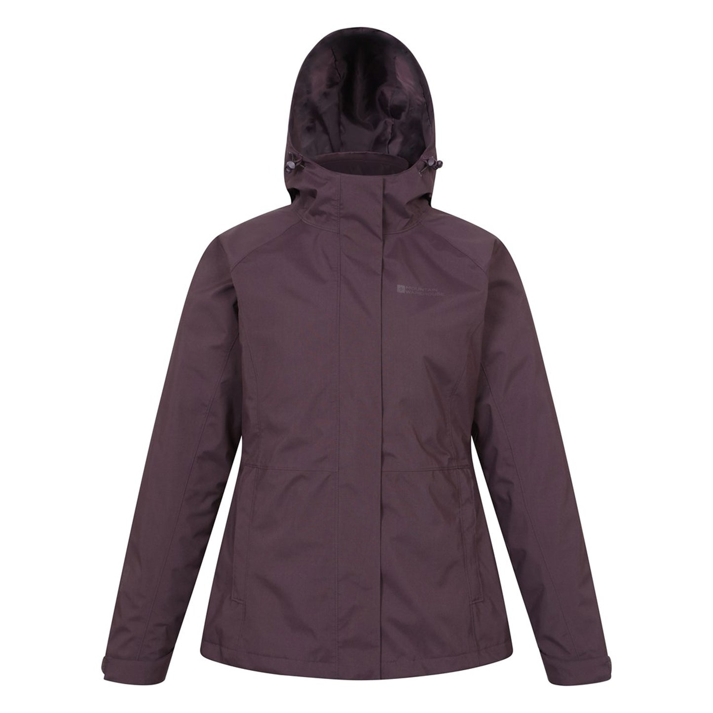 Dark Burgundy - Pack Shot - Mountain Warehouse Womens-Ladies Alaskan 3 in 1 Padded Jacket