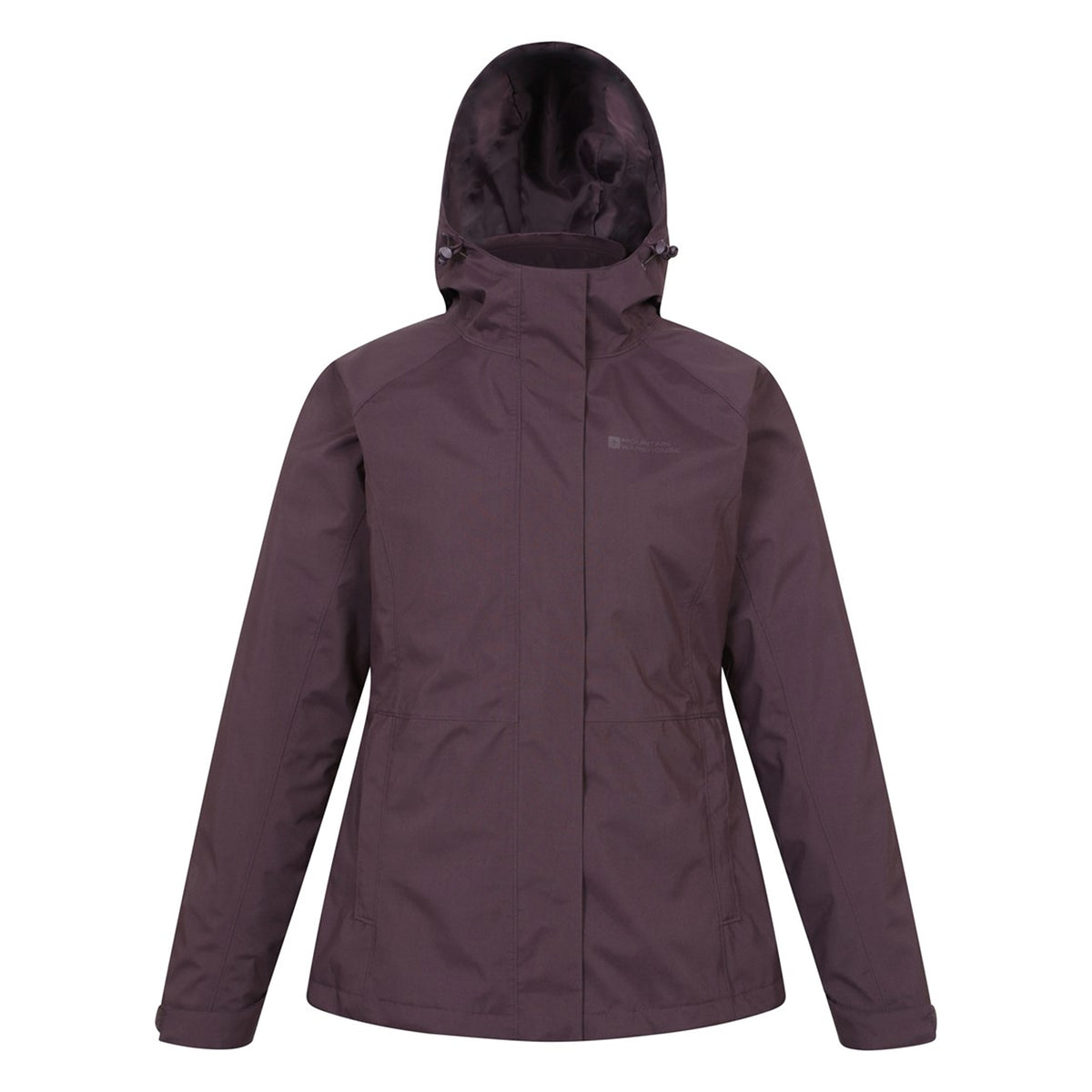 Dark Burgundy - Pack Shot - Mountain Warehouse Womens-Ladies Alaskan 3 in 1 Padded Jacket
