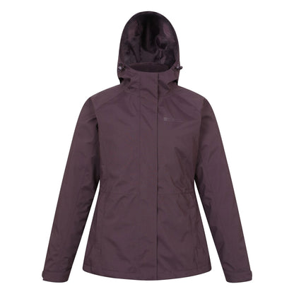 Dark Burgundy - Pack Shot - Mountain Warehouse Womens-Ladies Alaskan 3 in 1 Padded Jacket