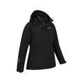 Black - Side - Mountain Warehouse Womens-Ladies Alaskan 3 in 1 Padded Jacket