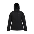 Black - Pack Shot - Mountain Warehouse Womens-Ladies Alaskan 3 in 1 Padded Jacket