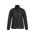 Black - Close up - Mountain Warehouse Womens-Ladies Alaskan 3 in 1 Padded Jacket