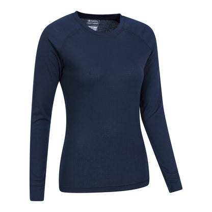 Navy - Side - Mountain Warehouse Womens-Ladies Talus Base Layer Set