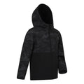 Black - Lifestyle - Mountain Warehouse Childrens-Kids Exodus Camo Soft Shell Jacket