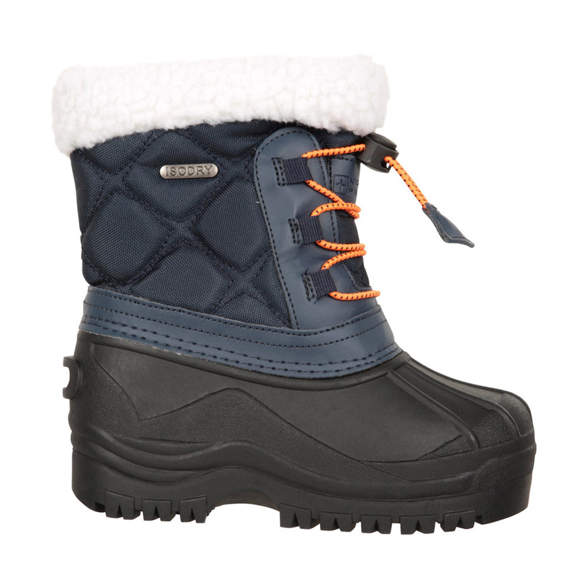 Navy - Front - Mountain Warehouse Childrens-Kids Arctic Adaptive Waterproof Snow Boots