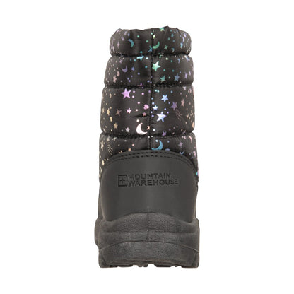 Iridescent - Side - Mountain Warehouse Toddler Caribou Adaptive Tie Dye Snow Boots