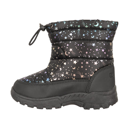 Iridescent - Lifestyle - Mountain Warehouse Toddler Caribou Adaptive Tie Dye Snow Boots