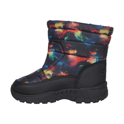 Red - Lifestyle - Mountain Warehouse Toddler Caribou Adaptive Tie Dye Snow Boots