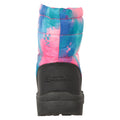 Pale Pink - Back - Mountain Warehouse Toddler Caribou Adaptive Tie Dye Snow Boots