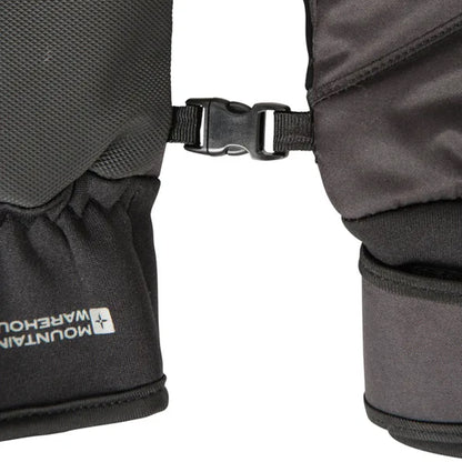 Black-Blue - Lifestyle - Mountain Warehouse Mens Arctic Edge Waterproof Ski Mittens